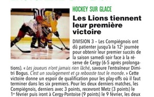 Une première victoire de l’année pour la D3