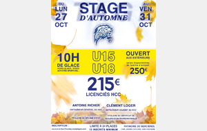 Stage d'automne