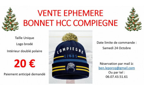 Nouveau bonnet du HCC