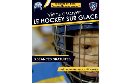 Venez découvrir le hockey à la patinoire de Compiègne