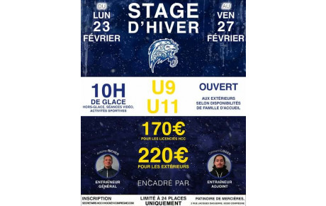 𝗦𝗧𝗔𝗚𝗘 𝗗’𝗛𝗜𝗩𝗘𝗥